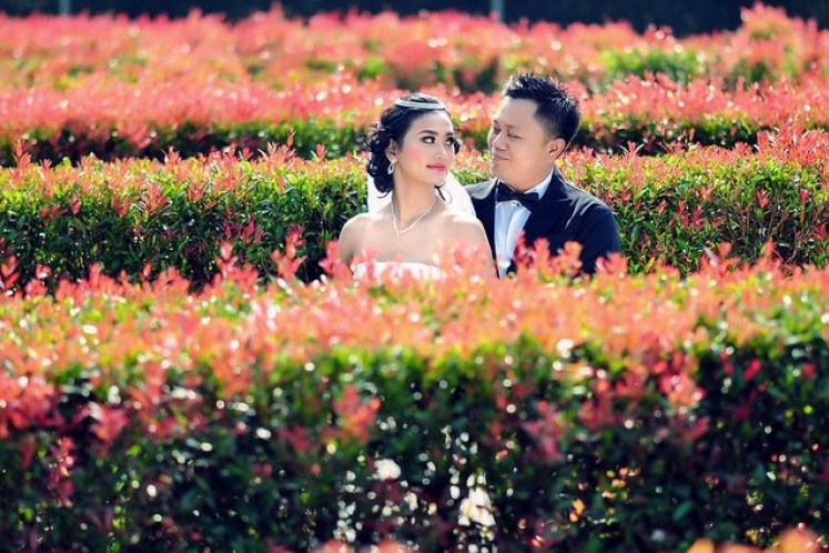 Detail Foto Prewedding Di Taman Bunga Nusantara Nomer 6