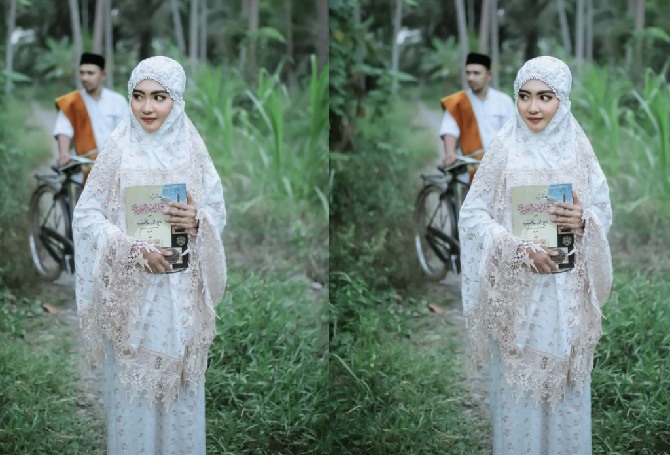 Detail Foto Prewedding Indoor Muslim Nomer 37