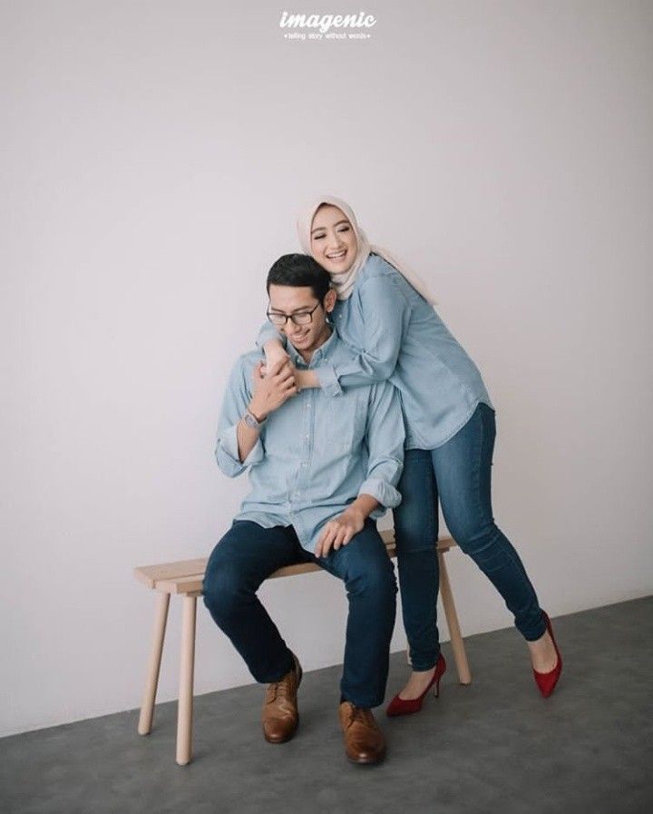 Detail Foto Prewedding Muslim Casual Nomer 12