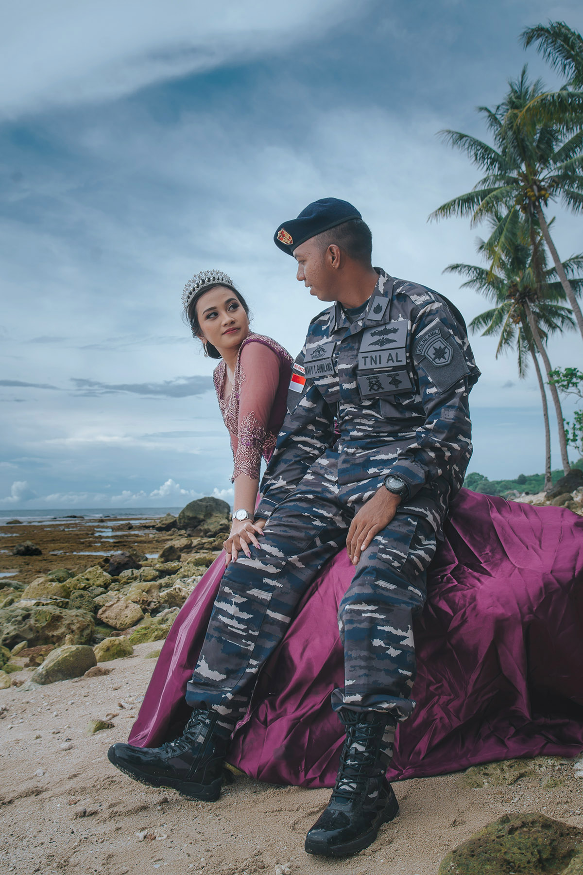 Detail Foto Prewedding Tni Al Nomer 10