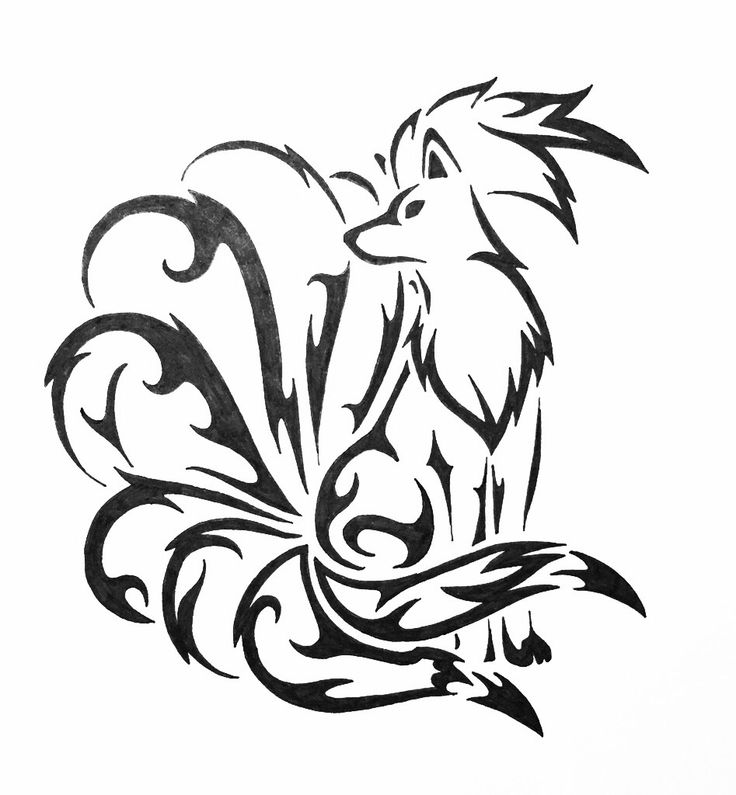 Detail Kitsune Tattoo Vorlage Nomer 4