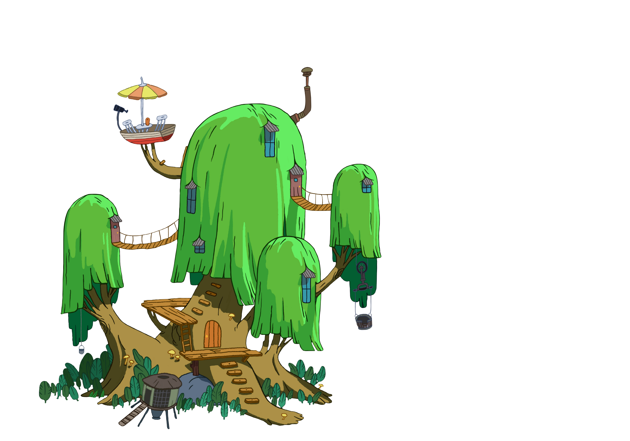 Adventure Time Treehouse - KibrisPDR