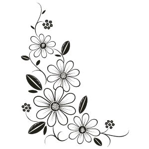 Blumenmuster Zeichnen - KibrisPDR
