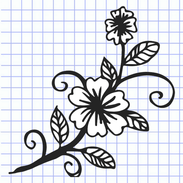 Detail Blumenmuster Zeichnen Nomer 13