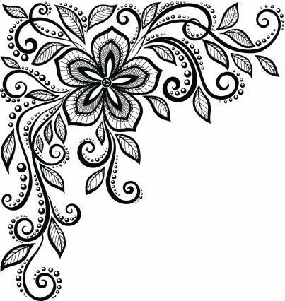 Detail Blumenmuster Zeichnen Nomer 5