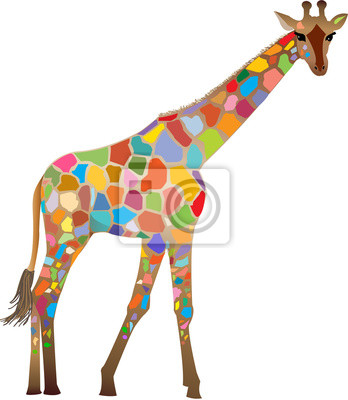 Detail Giraffe Bunt Bild Nomer 4