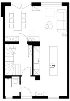 Detail Grundriss Stuhl Nomer 17