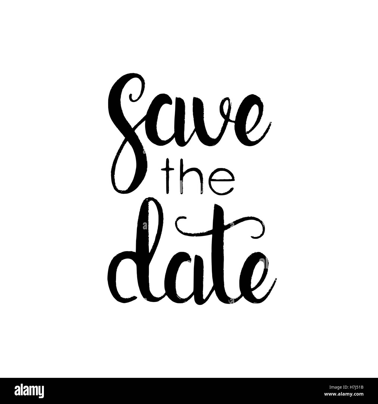 Detail Save The Date Schriftzug Nomer 12