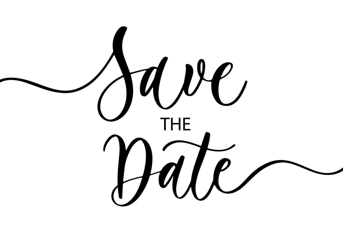 Detail Save The Date Schriftzug Nomer 15