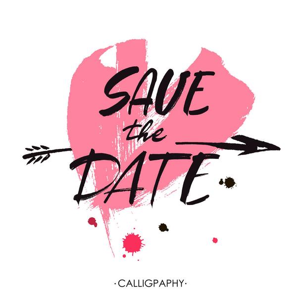 Detail Save The Date Schriftzug Nomer 23