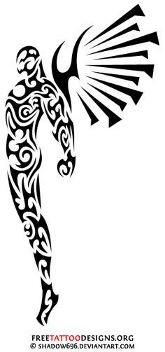 Detail Silhouette Engel Umriss Nomer 14
