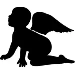 Detail Silhouette Engel Umriss Nomer 4