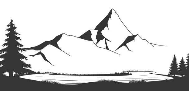 Detail Bildschirmhintergrund Berge Nomer 2