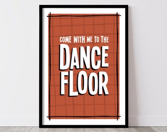 Detail Dancefloor Rules Poster Nomer 16