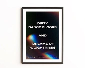 Detail Dancefloor Rules Poster Nomer 5