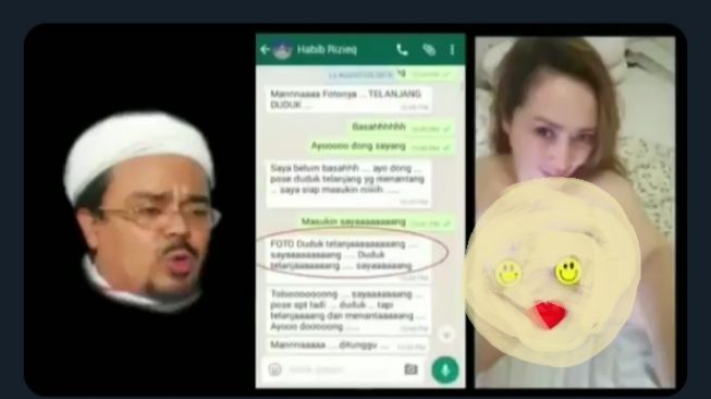 Foto Rizieq Shihab Dan Firza Husein - KibrisPDR