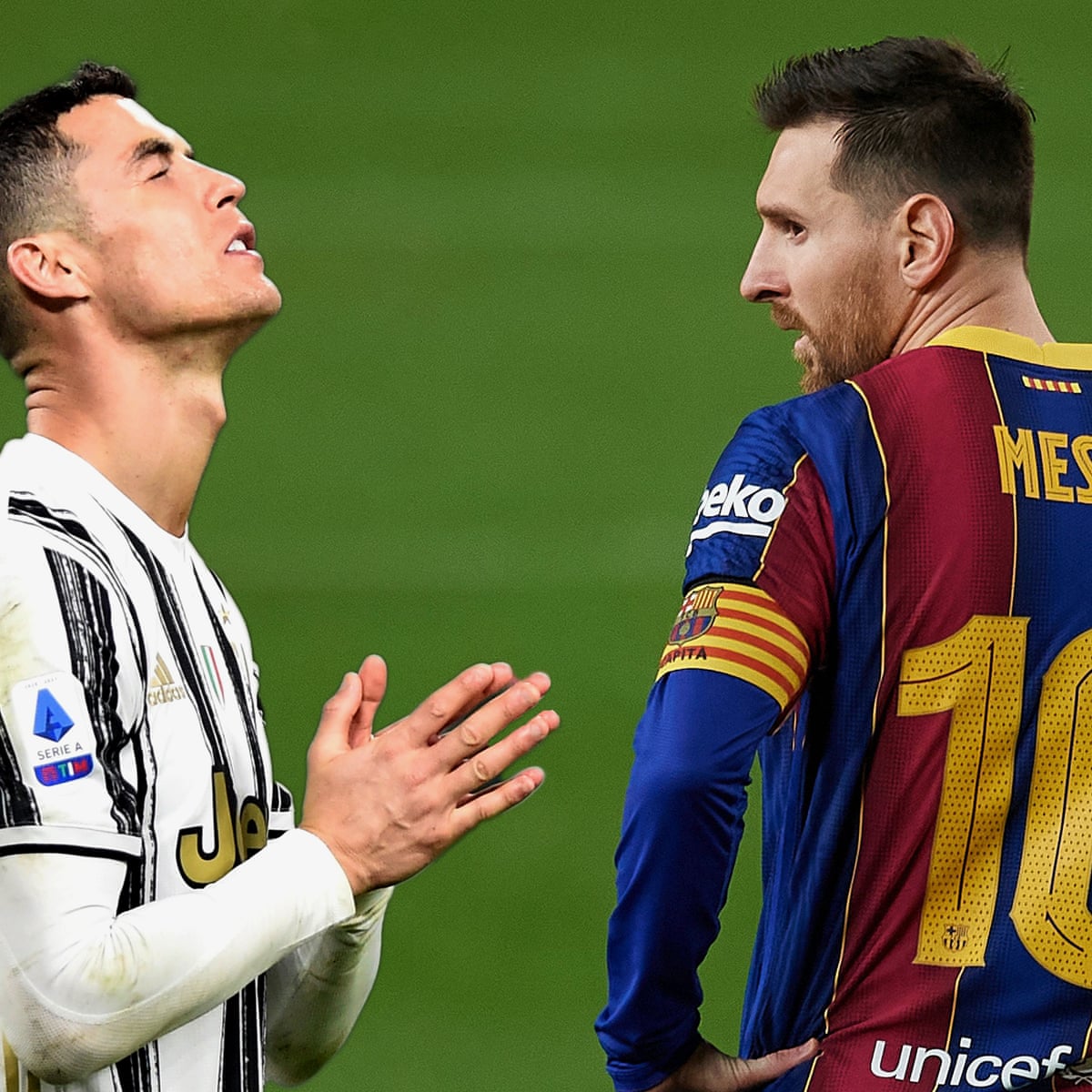 Detail Foto Ronaldo Messi Nomer 14