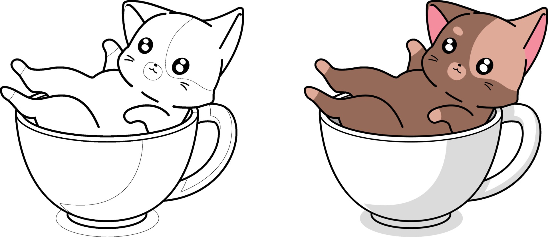 Detail Katze Trinkt Kaffee Nomer 18