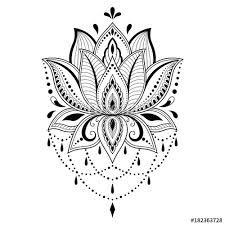 Detail Lotus Mandala Tattoo Vorlagen Nomer 4