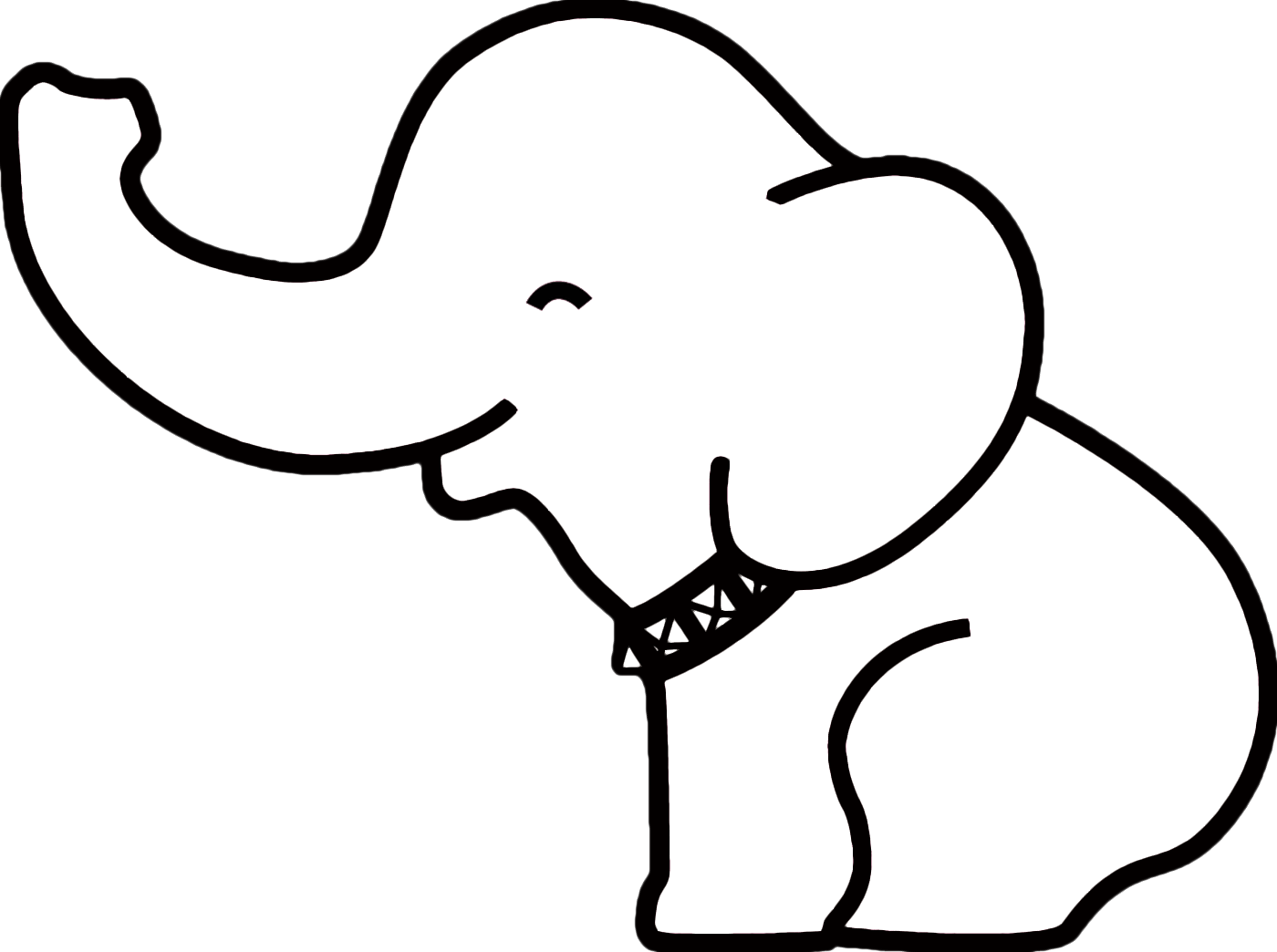 Detail Cute Elephant Head Clipart Nomer 23