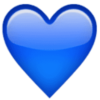 Detail Emoji Herz Blau Nomer 4