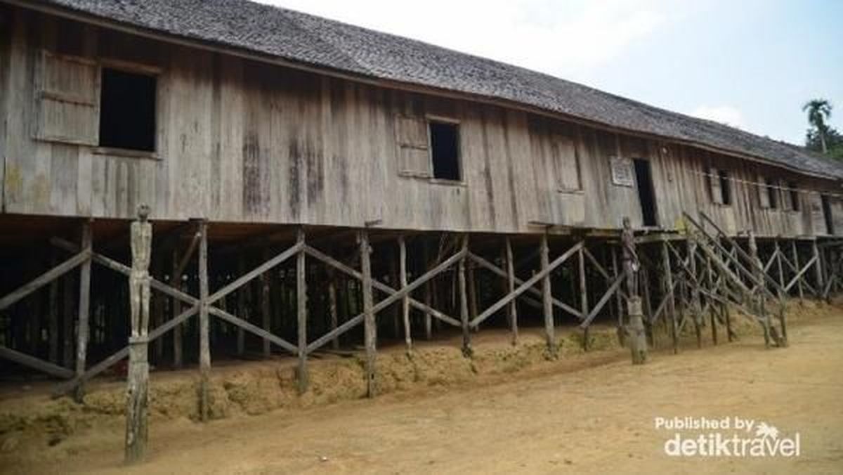 Detail Foto Rumah Adat Kalimantan Timur Nomer 27