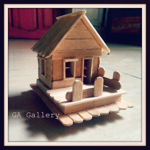 Detail Foto Rumah Dari Stik Es Krim Nomer 13