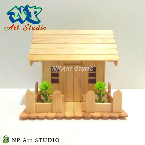 Detail Foto Rumah Dari Stik Es Krim Nomer 29