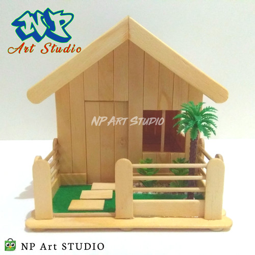 Detail Foto Rumah Dari Stik Es Krim Nomer 52