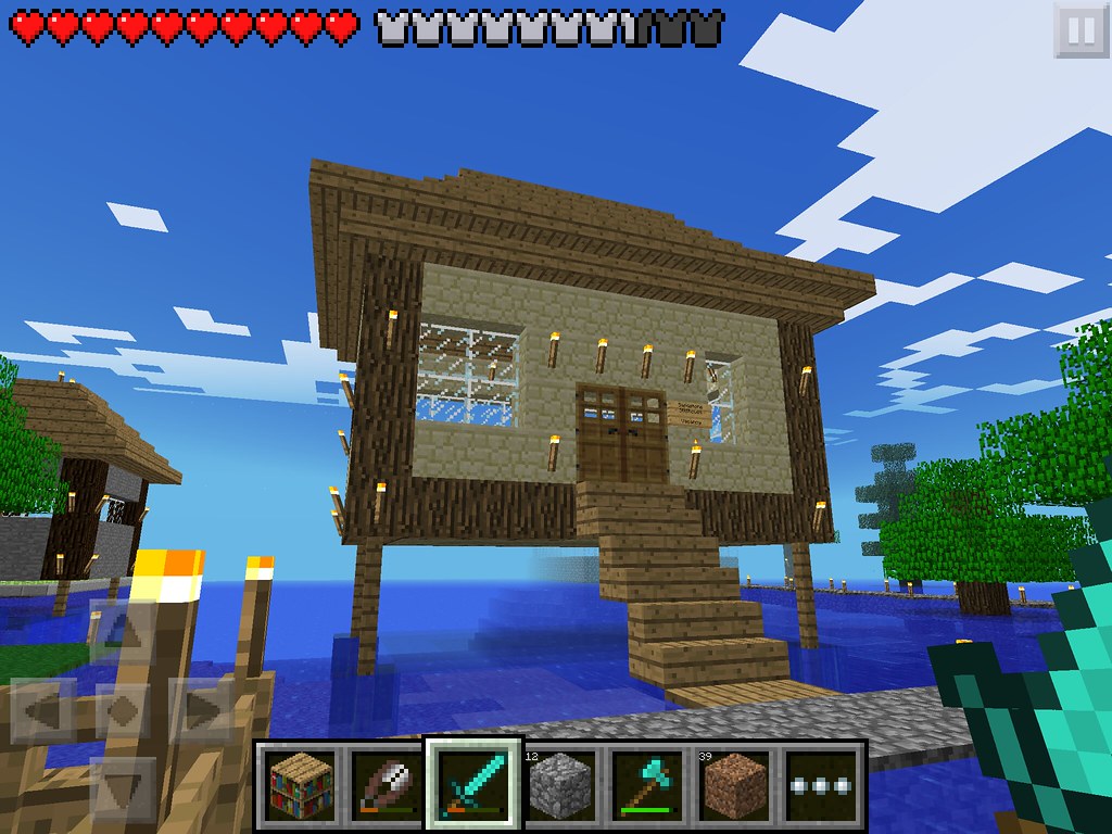 Detail Foto Rumah Minecraft Pe Nomer 37