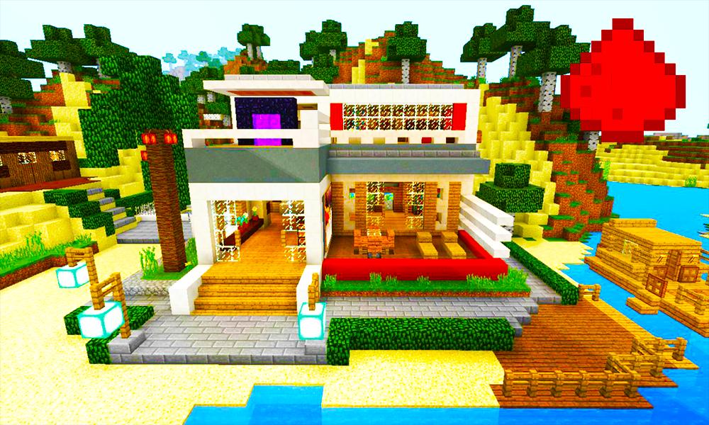 Detail Foto Rumah Minecraft Pe Nomer 41