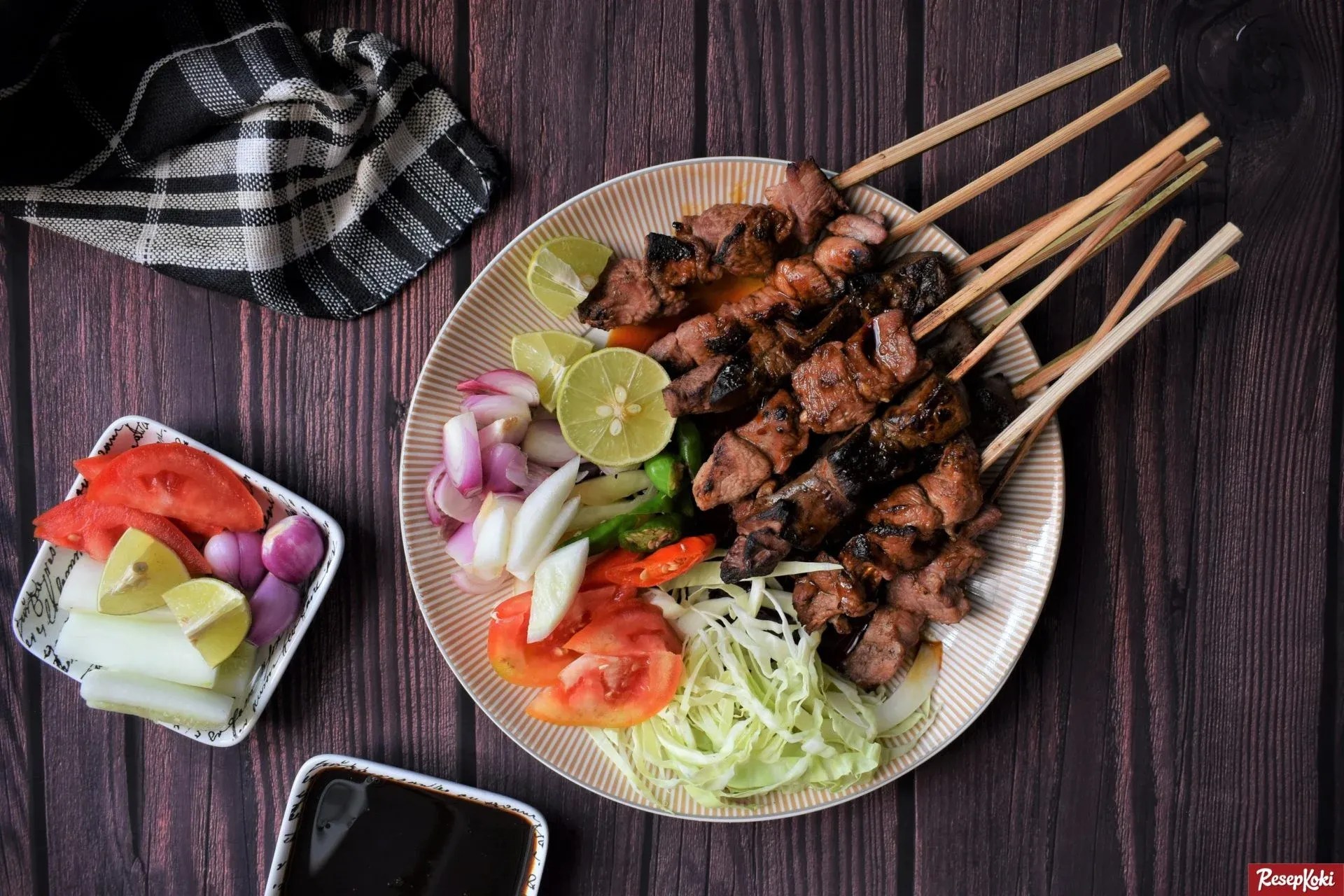 Detail Foto Sate Kambing Nomer 7