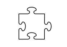 Download Puzzle Vorlage 6 Teile Nomer 3