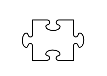 Detail Puzzle Vorlage 6 Teile Nomer 6