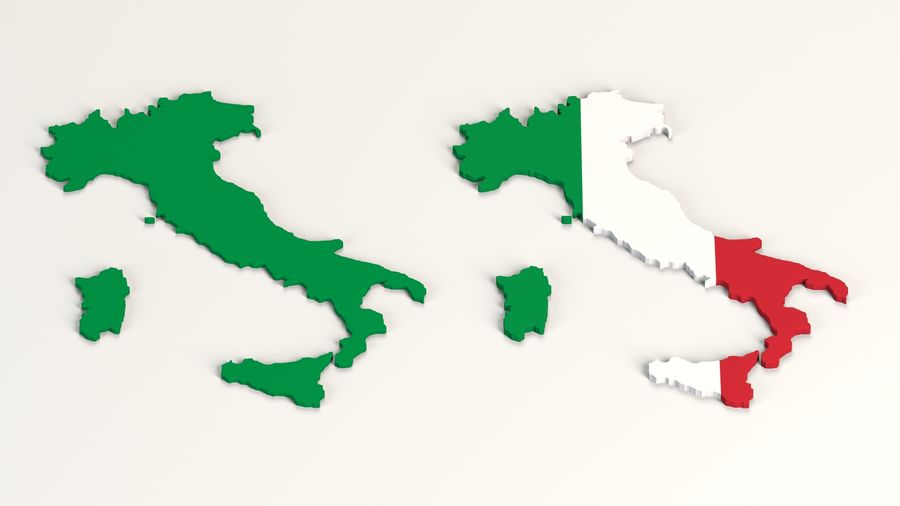 Detail Detaillierte Karte Italien Nomer 8