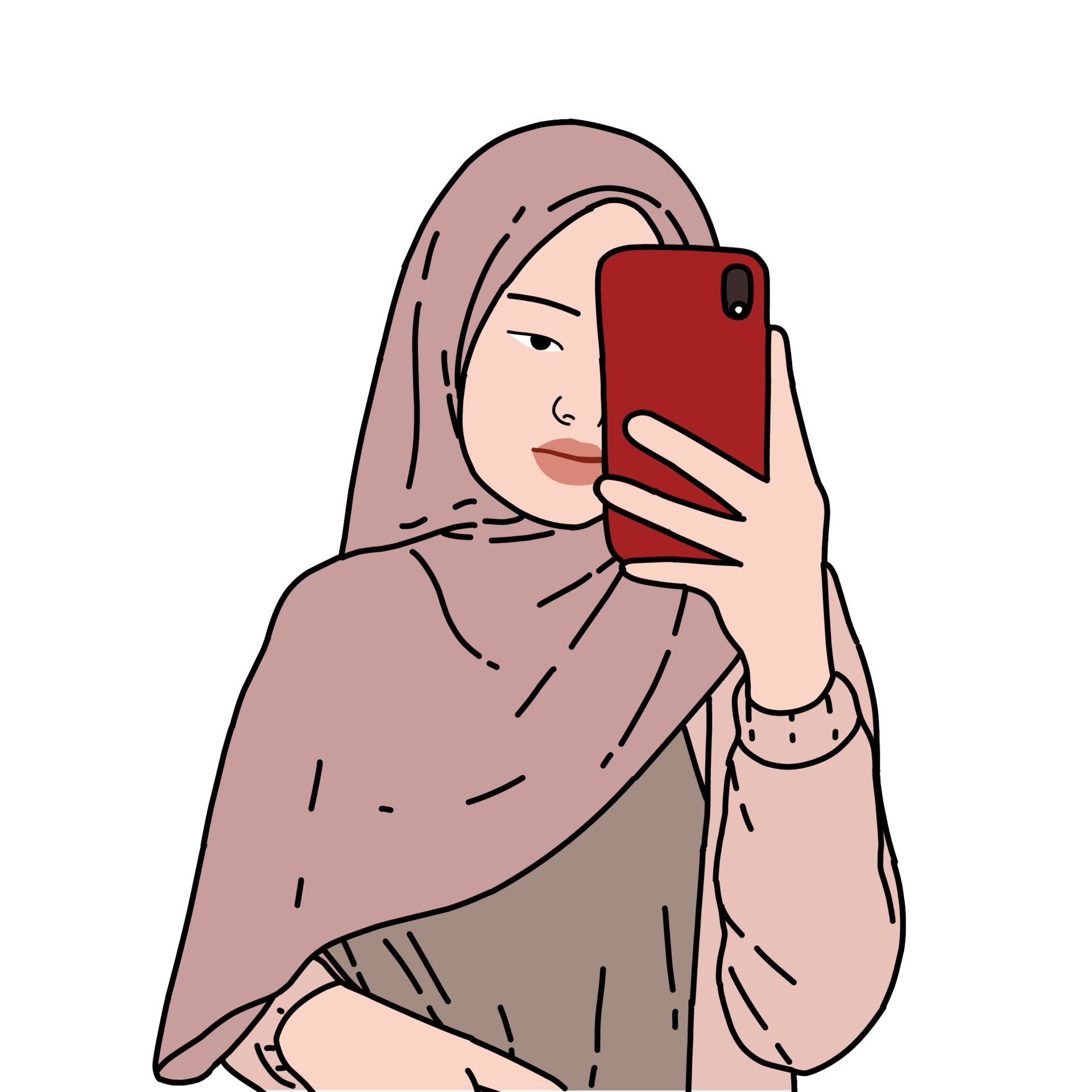 Detail Foto Selfie Hijab Nomer 22