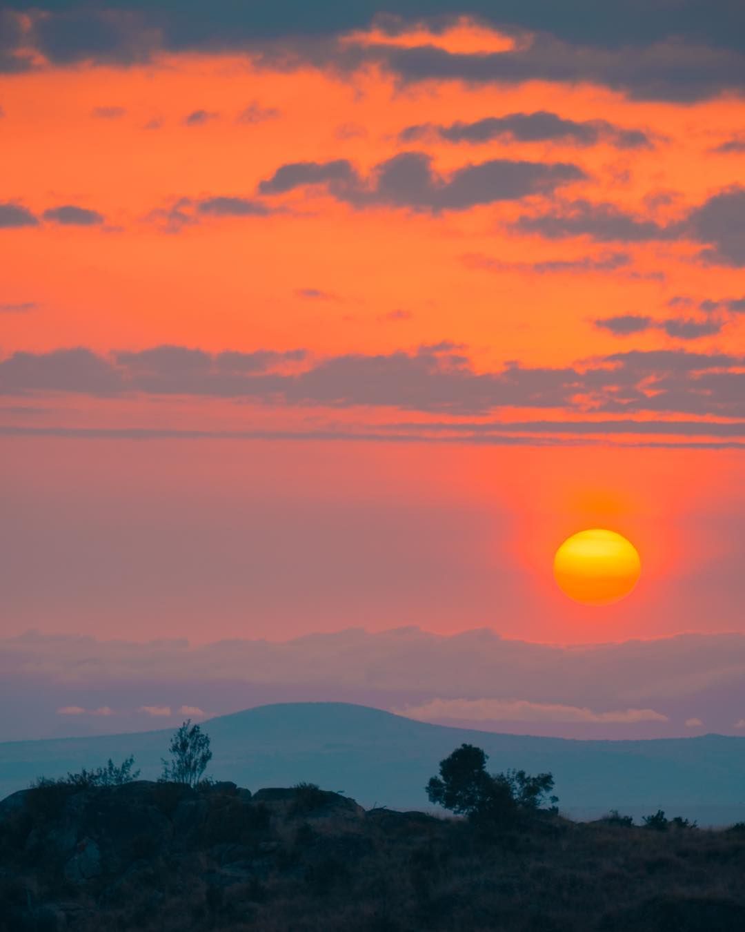 Detail Foto Senja Di Gunung Nomer 33