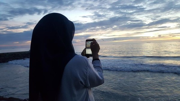 Detail Foto Senja Di Pantai Nomer 34