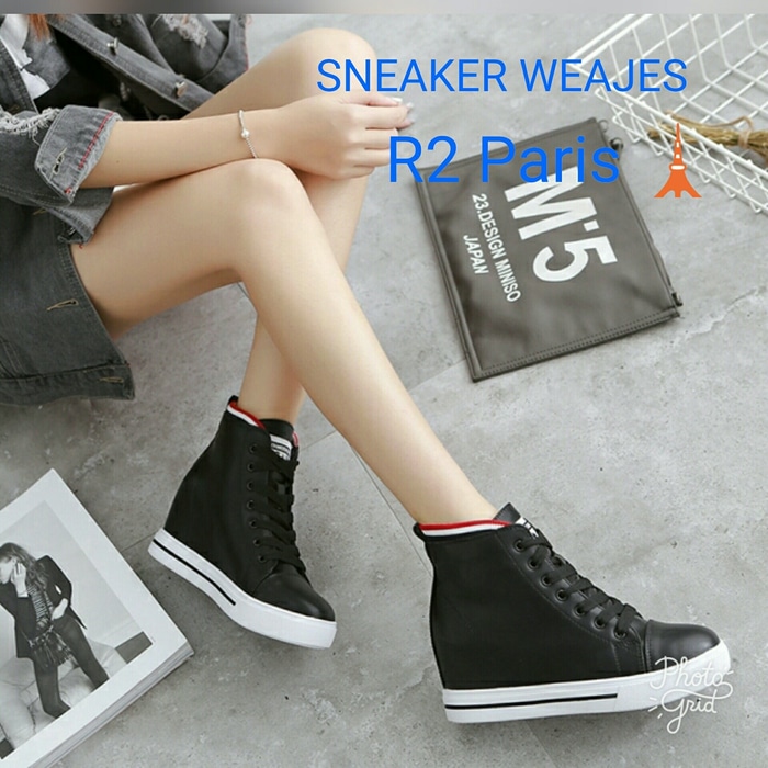 Detail Foto Sepatu Wedges Sneakers Nomer 35