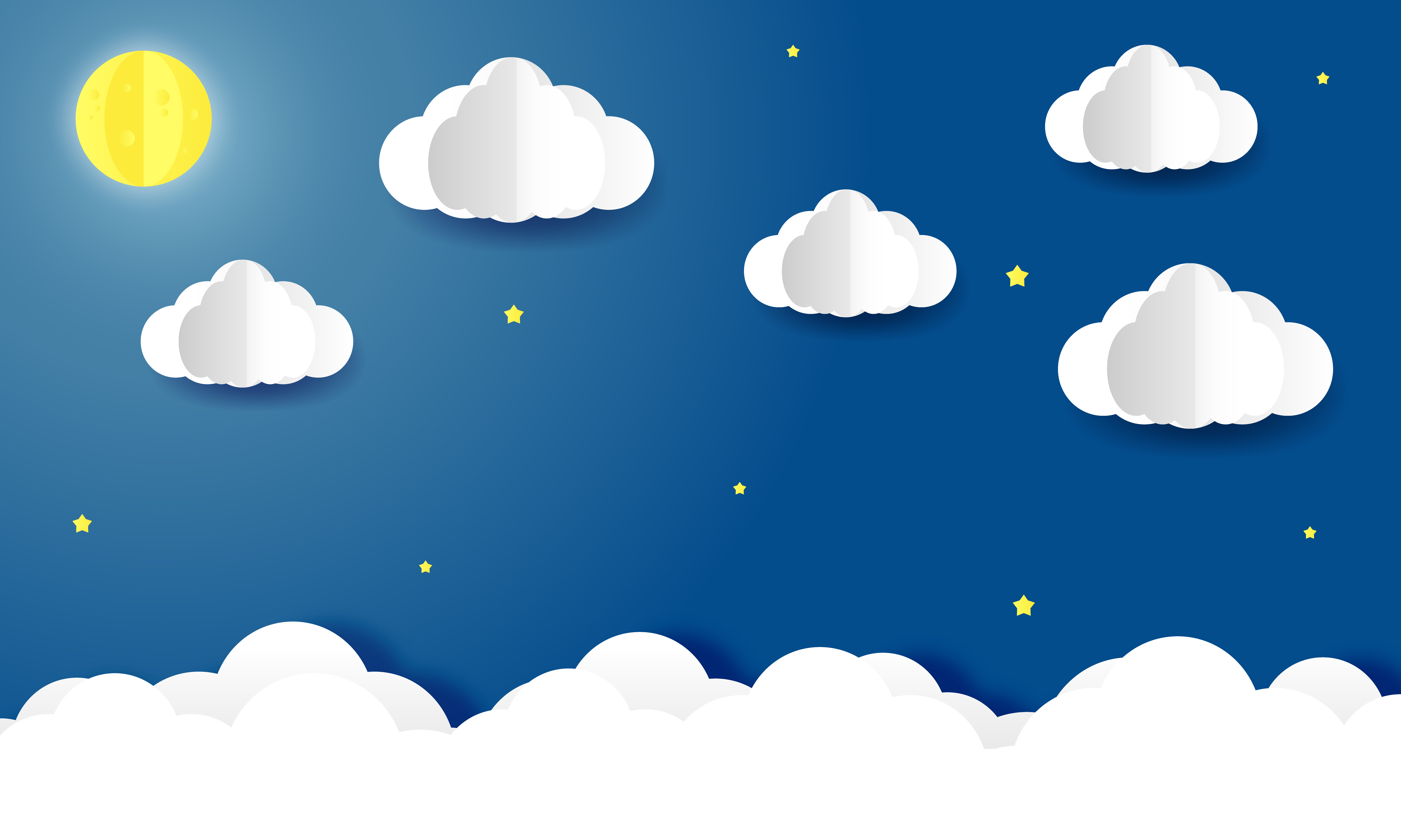 Detail Nachthimmel Mit Wolken Nomer 3