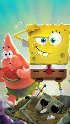 Detail Foto Spongebob Dan Patrick Lucu Nomer 7