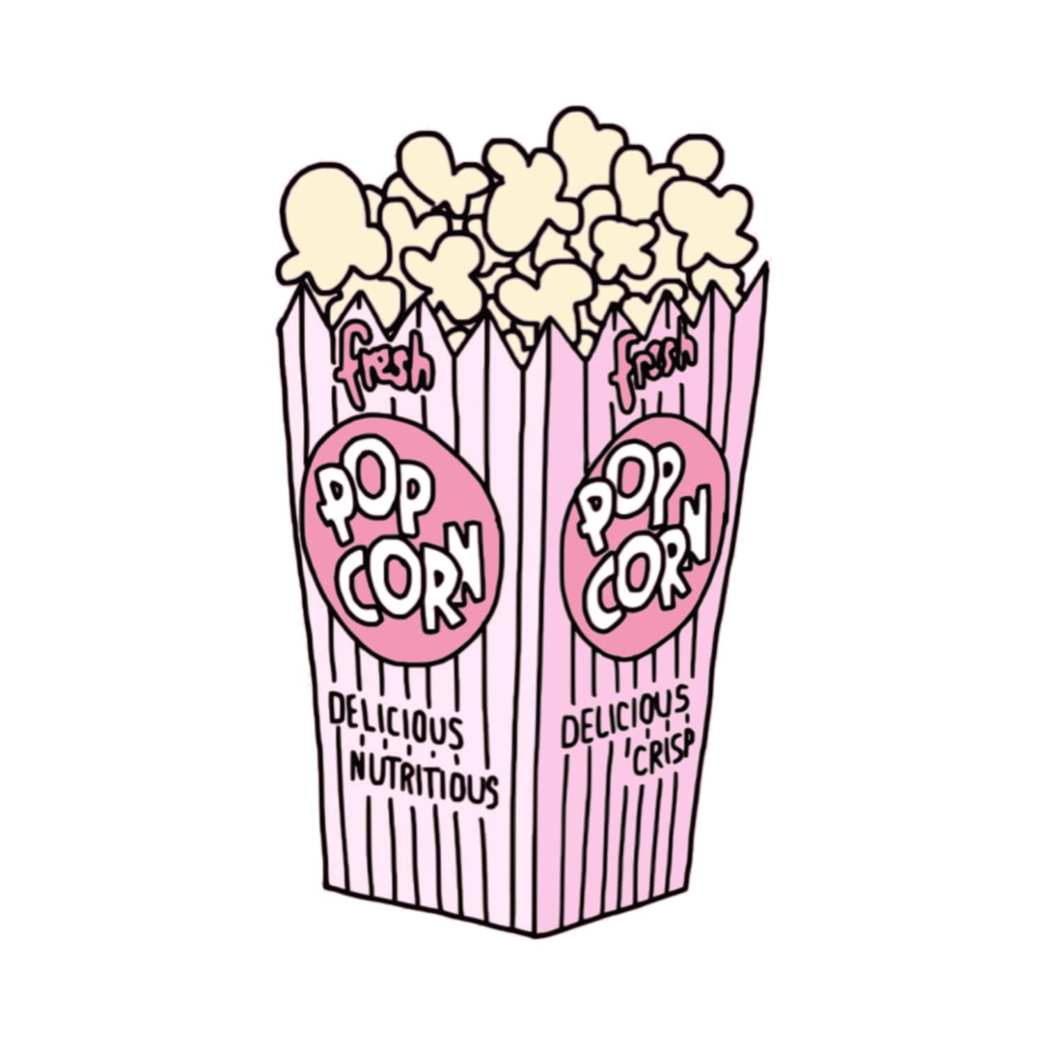 Detail Popcorn Gezeichnet Nomer 6