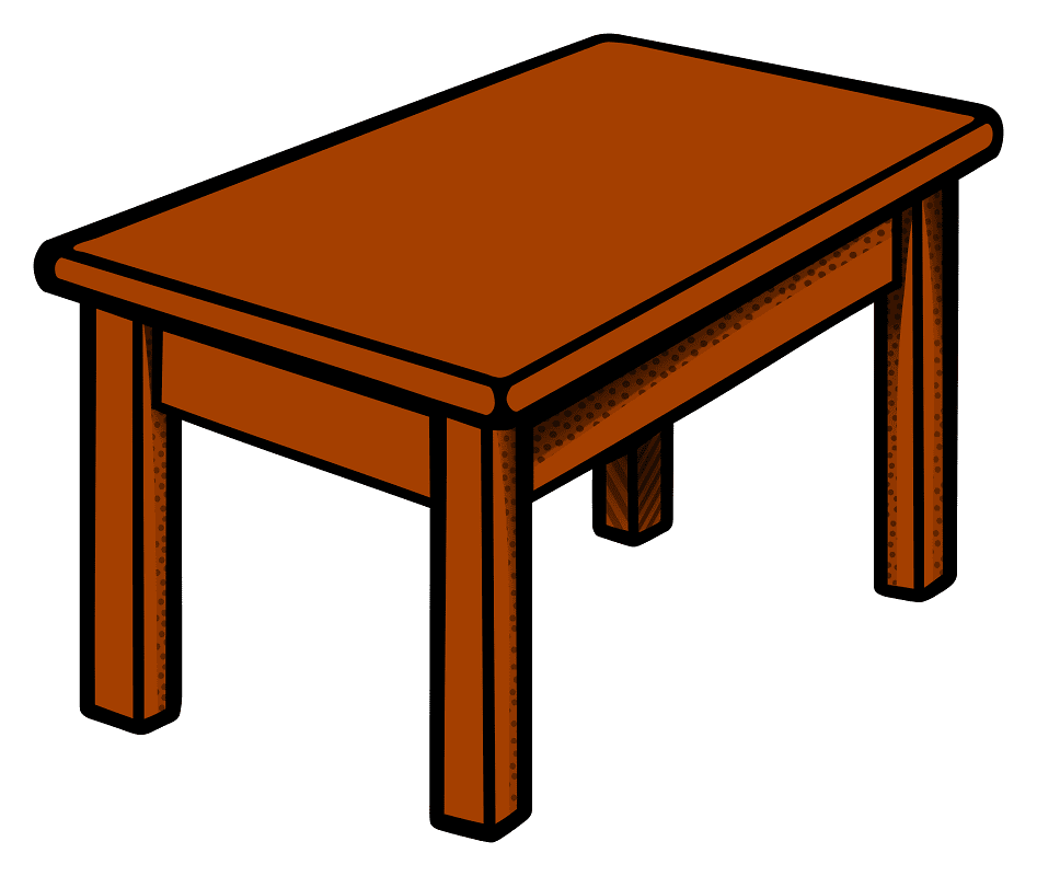 Detail Table Clipart Nomer 2