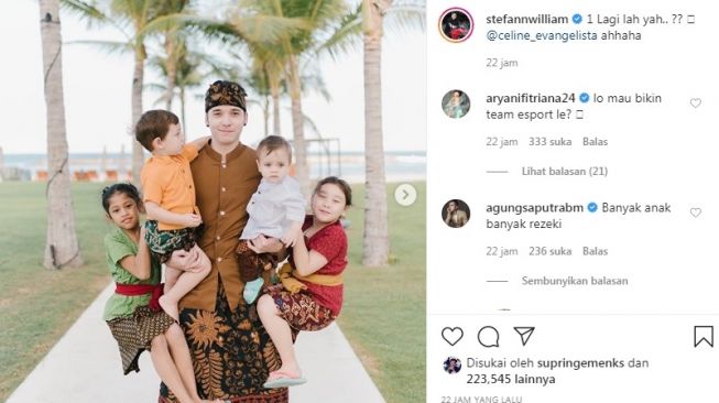 Detail Foto Stefan William Dan Anaknya Nomer 11