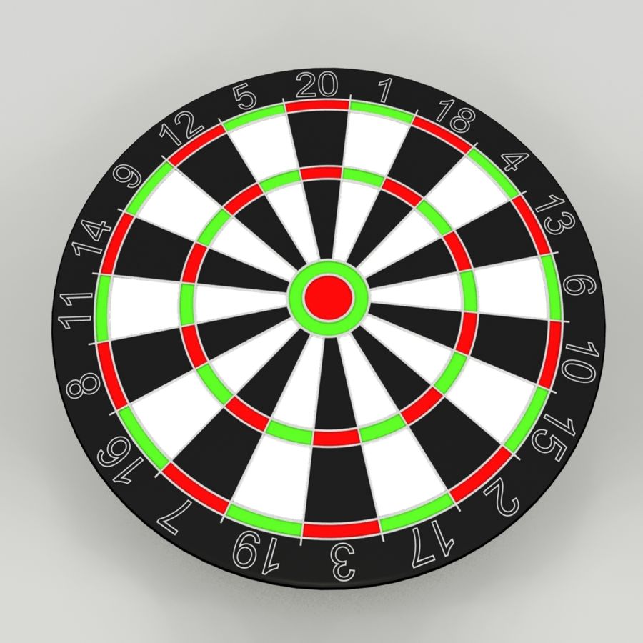 Detail 3d Dartboard Nomer 4