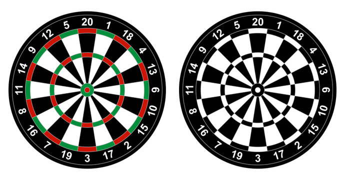 Detail 3d Dartboard Nomer 5