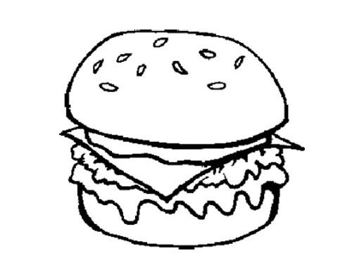 Detail Burger Zum Ausmalen Nomer 14