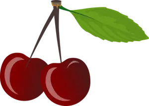 Detail Clipart Cherry Outline Nomer 9