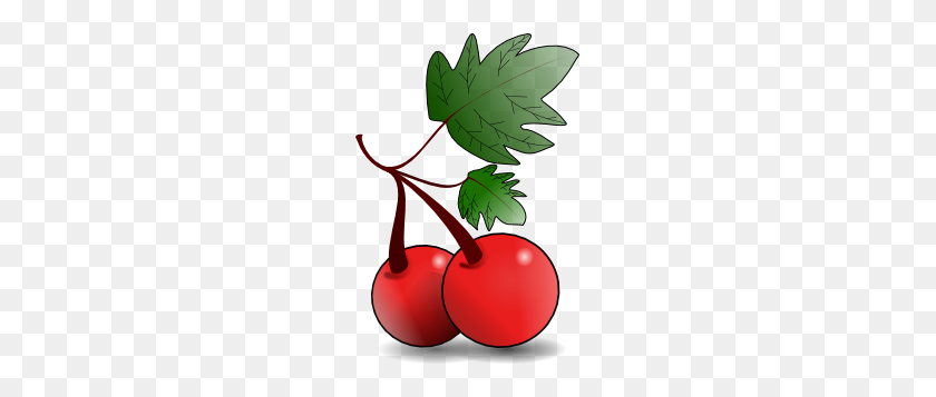 Detail Clipart Cherry Outline Nomer 16