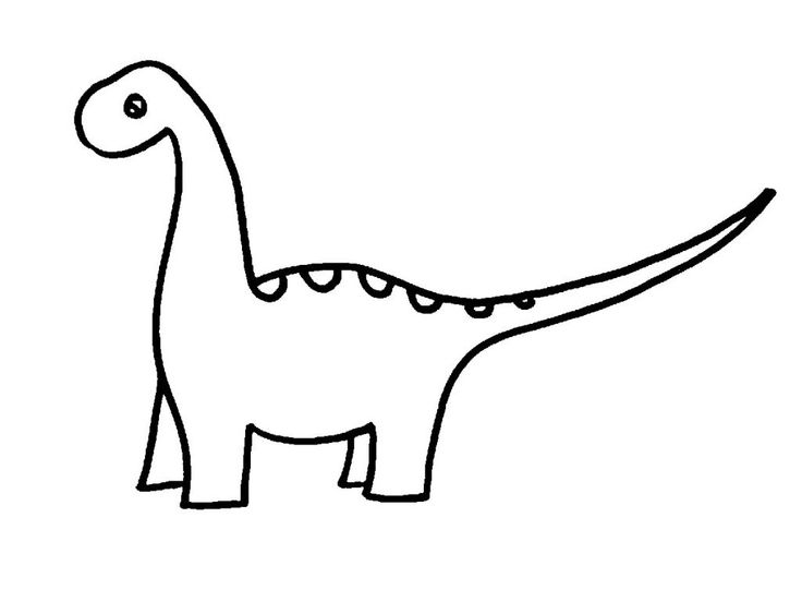 Detail Dino Zeichnen Einfach Kinder Nomer 6